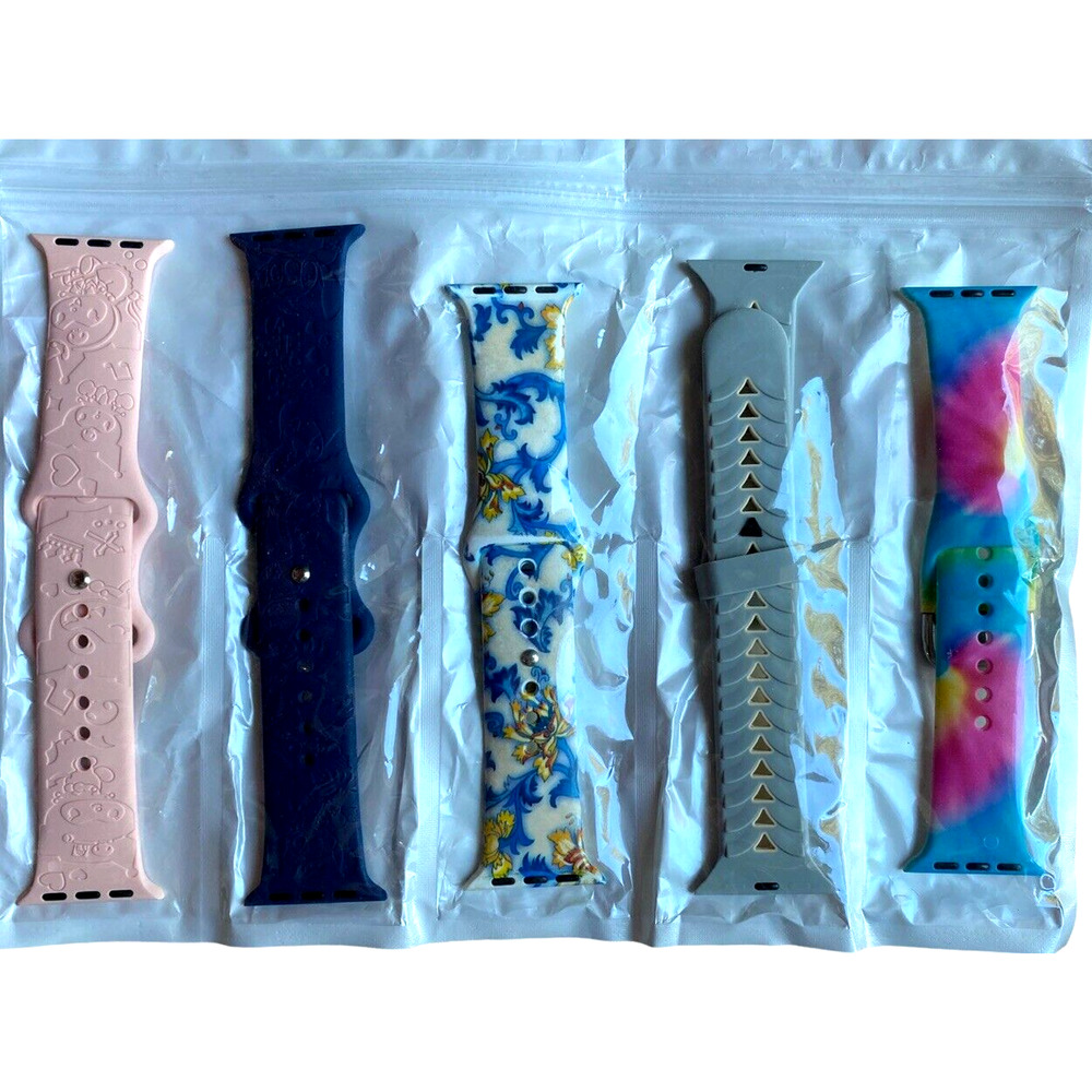 Apple 38-40MM Watch Bands Lot Of 5 For Multiple Series And Styles